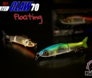 Mồi giả 2 khúc Gan Craft Jointed CLAW 70 ( Floating / Sinking )