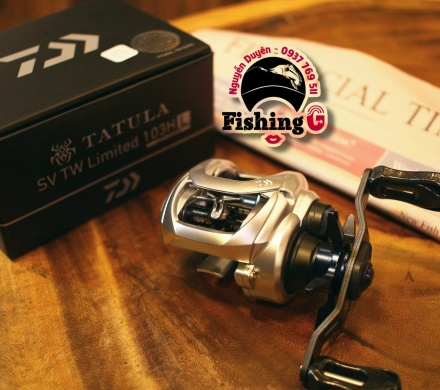 Máy câu cá Daiwa TATULA SV TW LIMITED 103HL tay trái